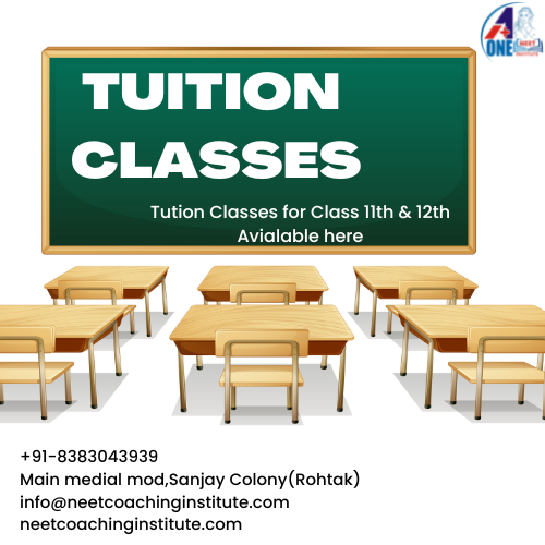 Tuition classes for XI & XII th